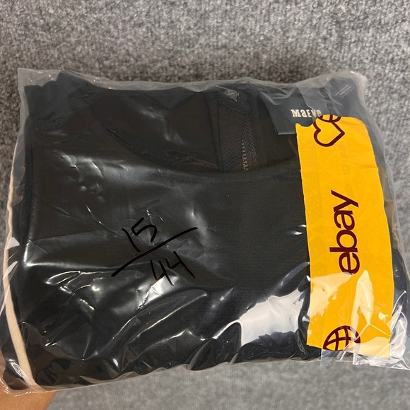 Maeve Black Sleeveless Sheath Dress With White Piping Detail‎ Size US 10 - Picture 8 of 8